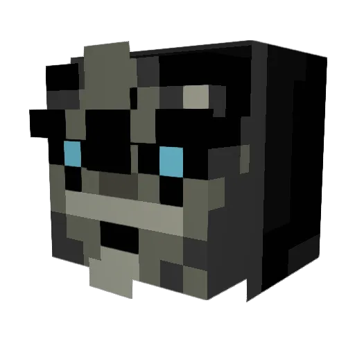 PeopleCanFly Minecraft avatar head, 3D render