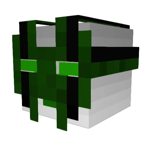 PeopleDead Minecraft avatar head, 3D render