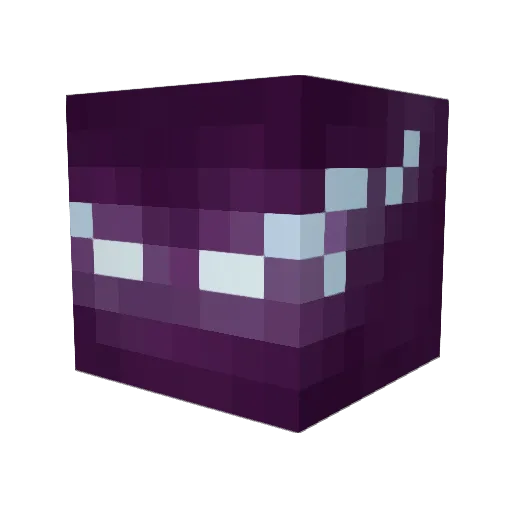Peopy Minecraft avatar head, 3D render