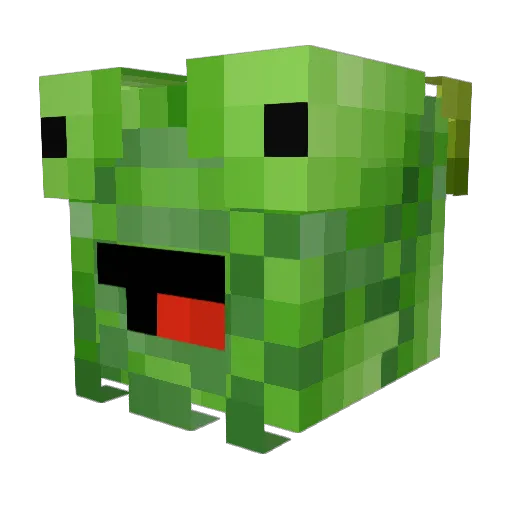 PepEGriillO Minecraft avatar head, 3D render