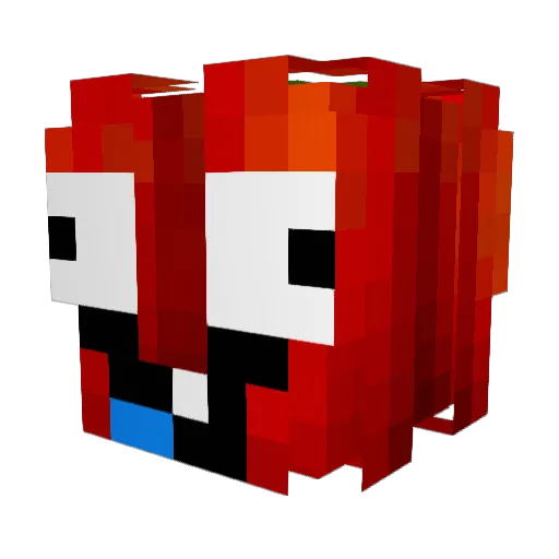 PepIsCool Minecraft avatar head, 3D render