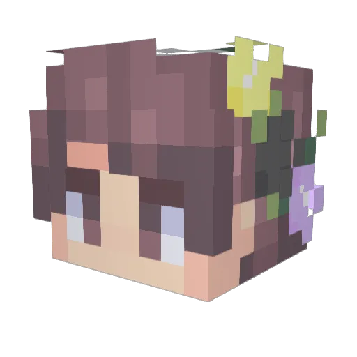 Pep_Goblin Minecraft avatar head, 3D render