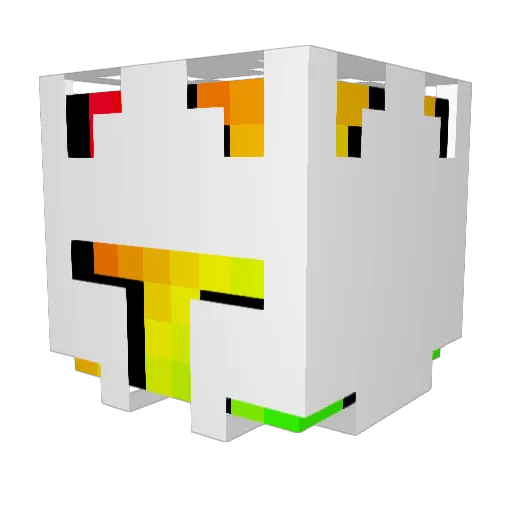 Pepa56 Minecraft avatar head, 3D render