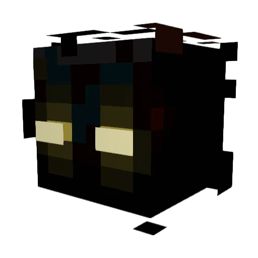 Pepdl Minecraft avatar head, 3D render