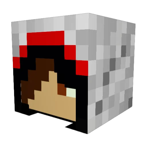 Pepe014 Minecraft avatar head, 3D render