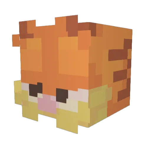 PepeElDelHuerto Minecraft avatar head, 3D render