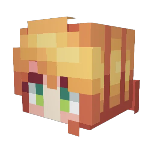 PepeGaming17 Minecraft avatar head, 3D render
