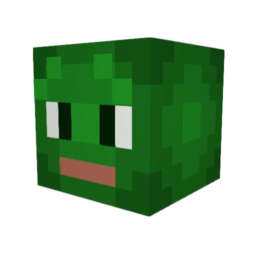 PepeTheRedeemer Minecraft avatar head, 3D render