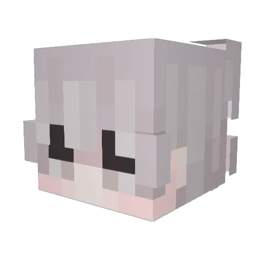 Pepeee_ Minecraft avatar head, 3D render