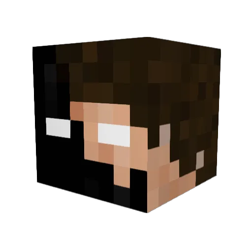 Peperkoek1 Minecraft avatar head, 3D render