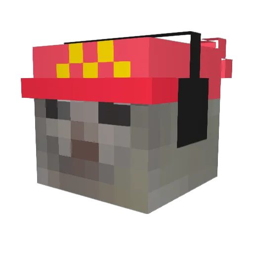 Pepesi__ Minecraft avatar head, 3D render