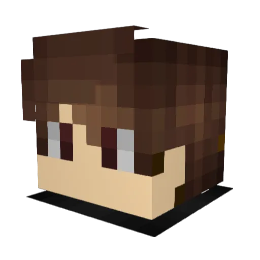 PepiPeralta2 Minecraft avatar head, 3D render