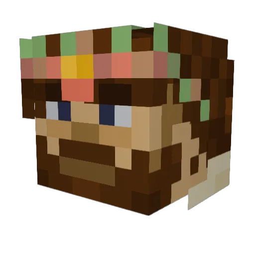 PepijnMC Minecraft avatar head, 3D render