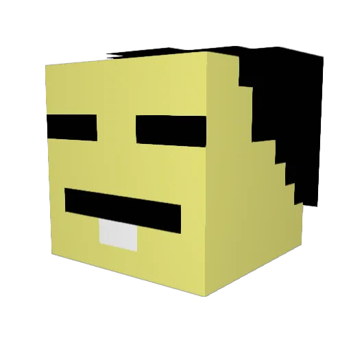 PepijnP04 Minecraft avatar head, 3D render