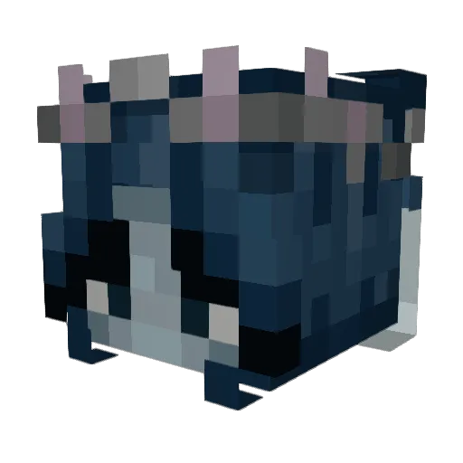 PepitaSR Minecraft avatar head, 3D render