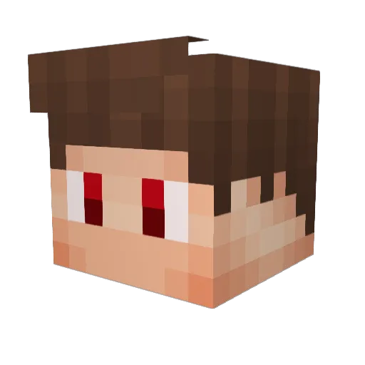 Pepito_17 Minecraft avatar head, 3D render