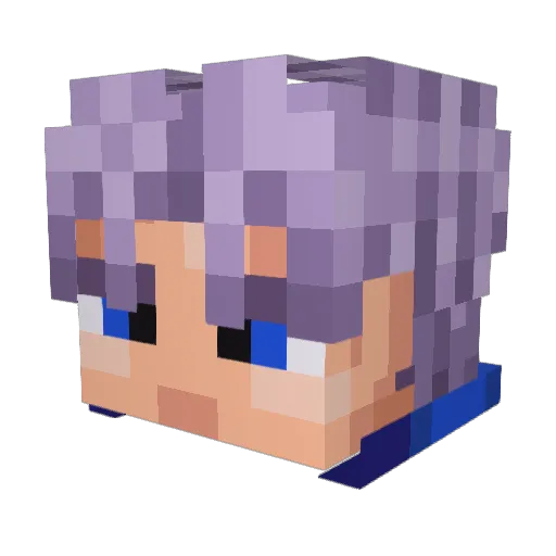 Pepito_AwA Minecraft avatar head, 3D render