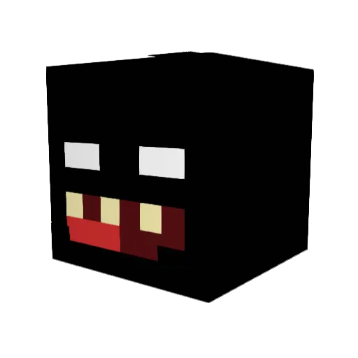 Pepla Minecraft avatar head, 3D render