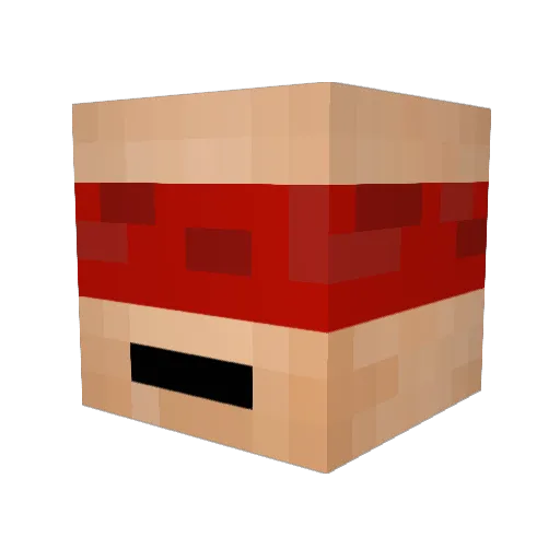 PepoTeam Minecraft avatar head, 3D render