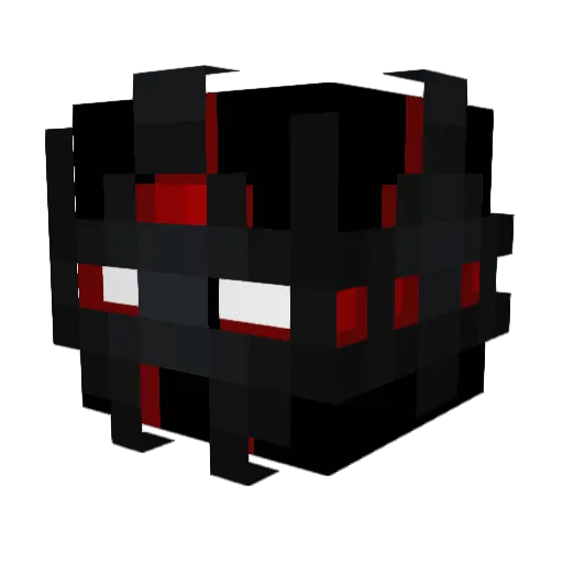 Pepooiik Minecraft avatar head, 3D render