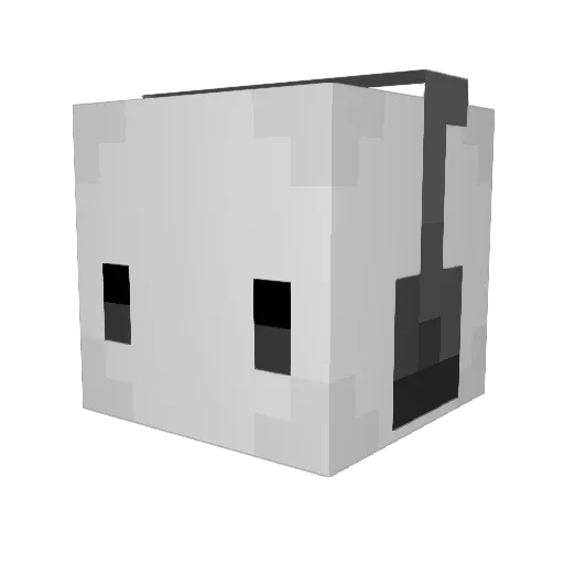 PeppahSawce Minecraft avatar head, 3D render
