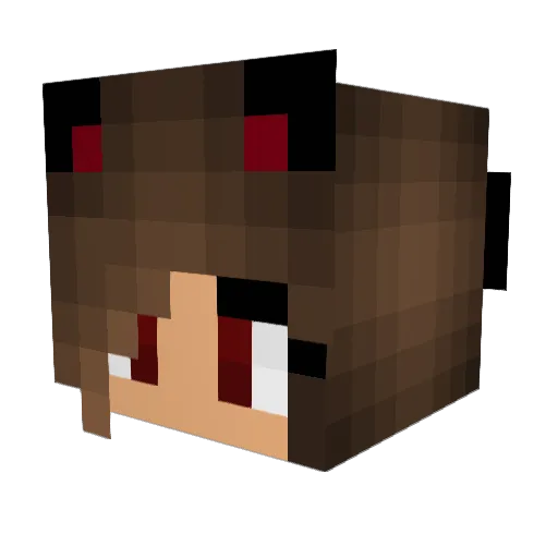 Peppaolo Minecraft avatar head, 3D render