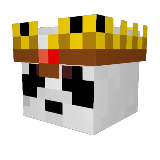 Peppe1910 Minecraft avatar head, 3D render