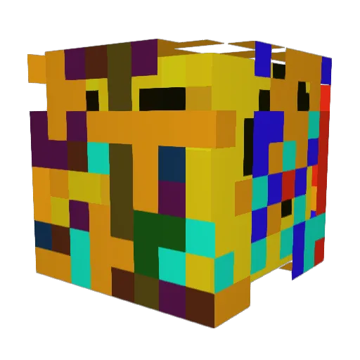 Peppe_1805 Minecraft avatar head, 3D render