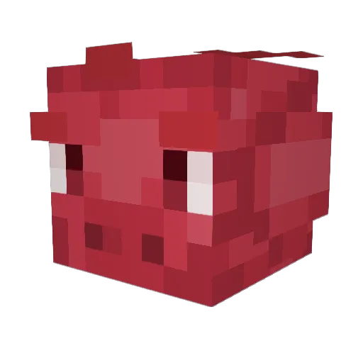 Pepper1515 Minecraft avatar head, 3D render