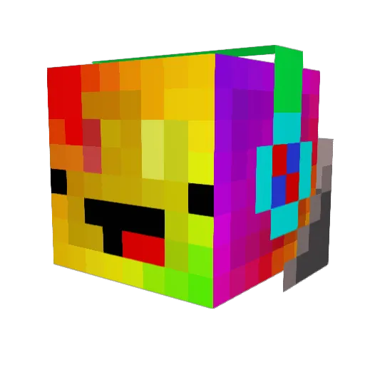 PepperJack36 Minecraft avatar head, 3D render