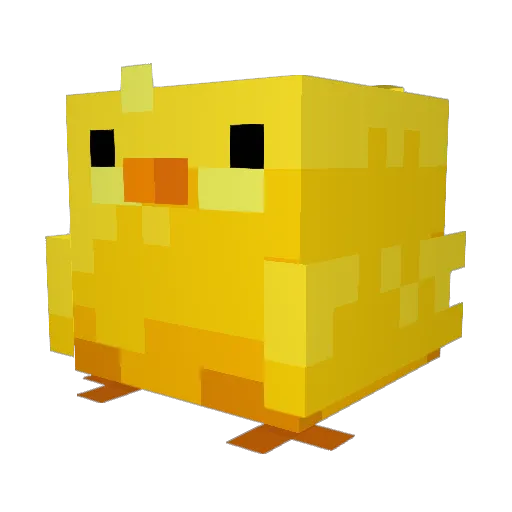 Pepperjack Minecraft avatar head, 3D render