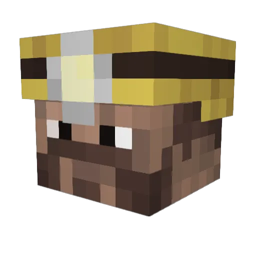 PeppersGhost Minecraft avatar head, 3D render