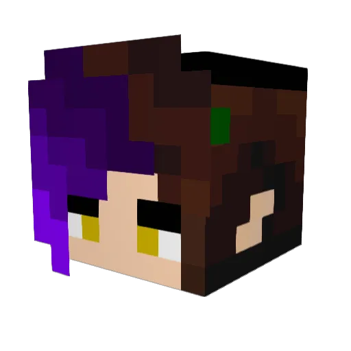 PepperznSpice04 Minecraft avatar head, 3D render