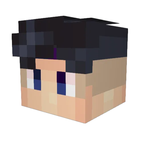 Peppie_Blinders Minecraft avatar head, 3D render