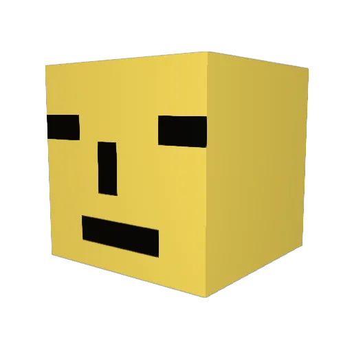Pepsi18188 Minecraft avatar head, 3D render