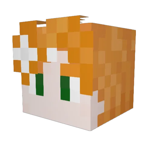 PepsiConsumer Minecraft avatar head, 3D render