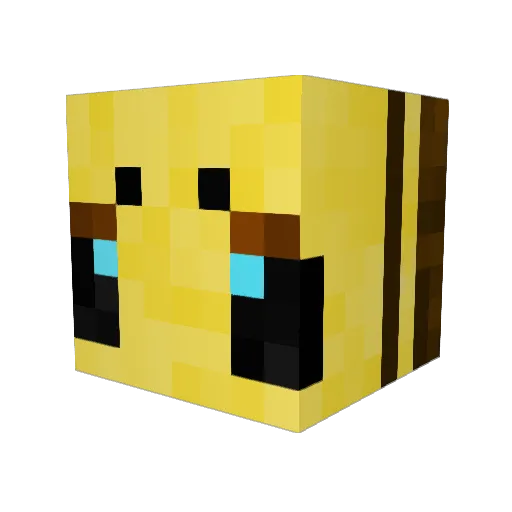 PepsiSwift Minecraft avatar head, 3D render