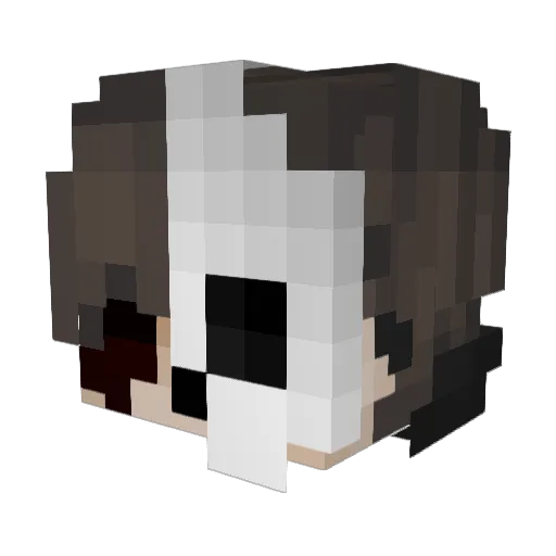 PequeDeMariaPaz Minecraft avatar head, 3D render