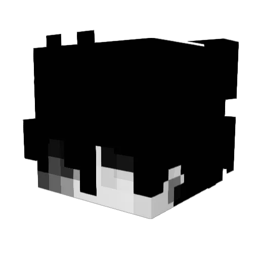 PequenoFataal_ Minecraft avatar head, 3D render