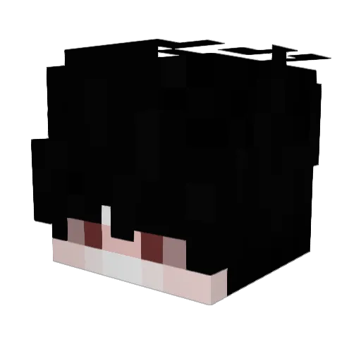 PeraltaReal Minecraft avatar head, 3D render