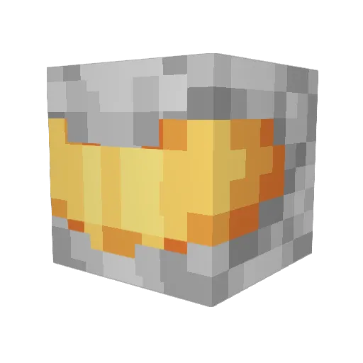 Percentagon Minecraft avatar head, 3D render