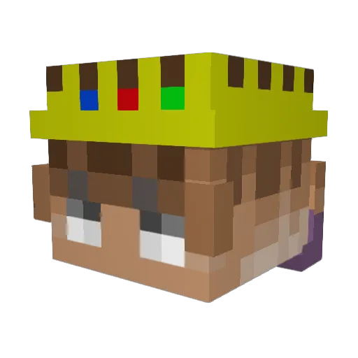 Percentfawn82 Minecraft avatar head, 3D render