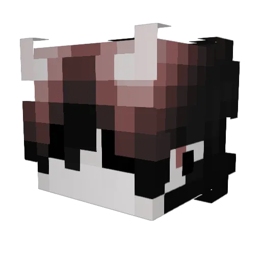 Perception798 Minecraft avatar head, 3D render