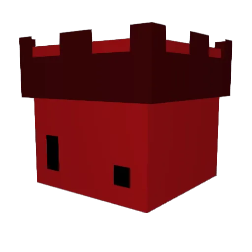 Percify_ Minecraft avatar head, 3D render