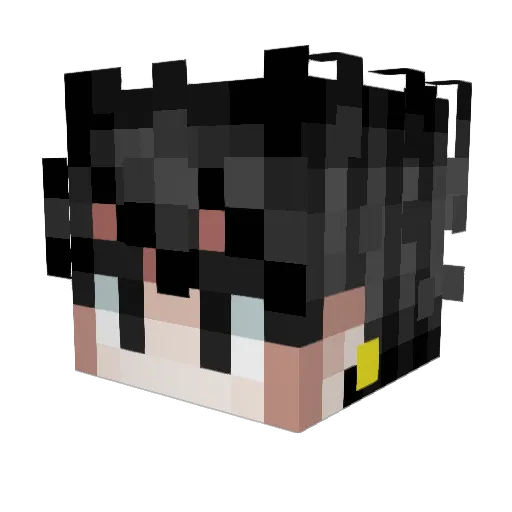 Percocetz Minecraft avatar head, 3D render