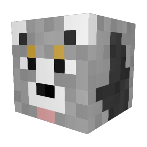 Percy9999 Minecraft avatar head, 3D render