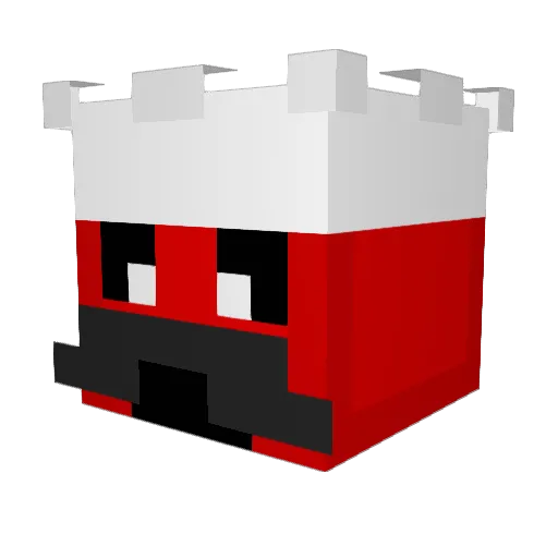 PercyBlaze Minecraft avatar head, 3D render
