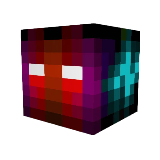 PercyJaxon Minecraft avatar head, 3D render