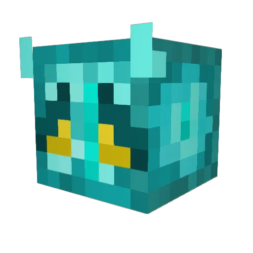 Percyxen Minecraft avatar head, 3D render