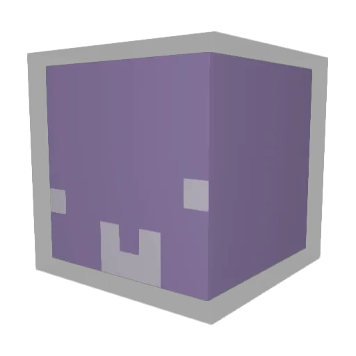 Perczz Minecraft avatar head, 3D render